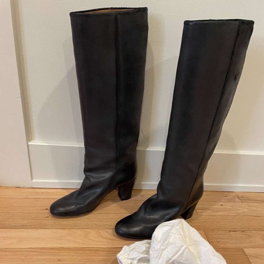 Replica Knee High Leather Boots